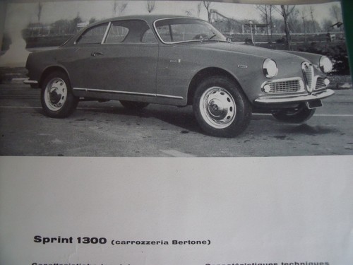 Alfa romeo sprint 1300 bertone - alfa,