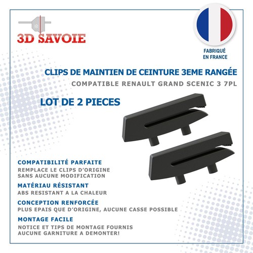 Clip pince support maintien - clip,