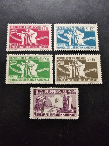 Timbre france libre - france,