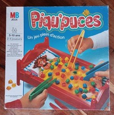 Ancien Jeu de société Piqu'Puces MB 1985 vintage Fonctionne Complet 