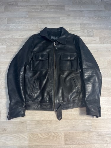 Blouson cuir noir redskins - blouson,
