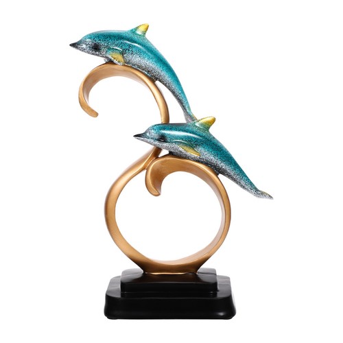 Multi color resin - resin, dolphin