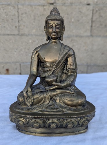 Bouddha laiton népal 1363 - ,