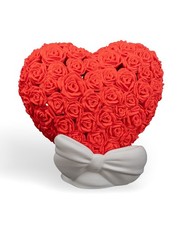 lampe coeur sculptée de roses