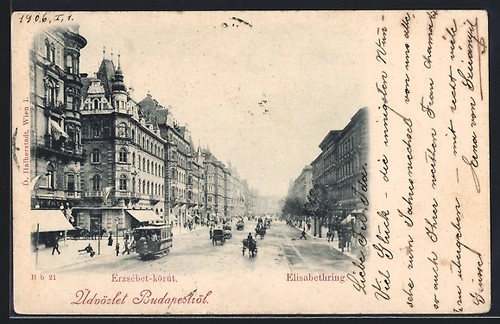 Carte postale budapest - carte,