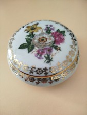 Cendrier Chic - Porcelaine De Limoges - Luxe Doré À L'or Fin - Tbe
