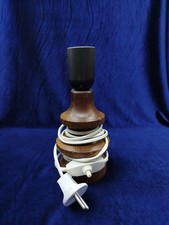 Lampe vintage en bois 19x9cm