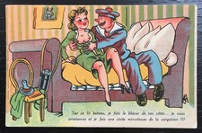 Postcard, humorous, sailors