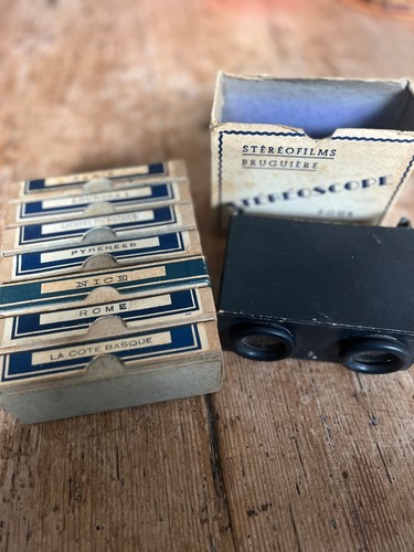 Vintage french stereoscope - french,