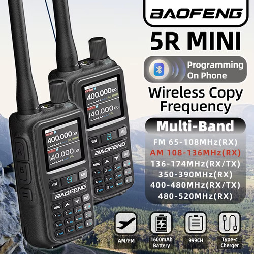 Walkie talkie 5rmini sans - uv,