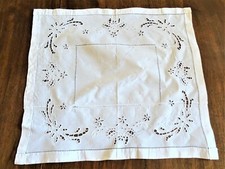 NAPPERON début XXe brodé à