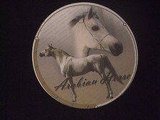 Tapis de souris - MOTIF - Chevaux  PUR SANG ARABE BLANC