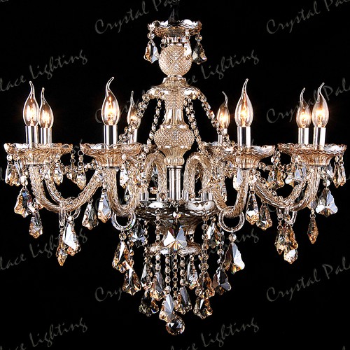 Lustre champagne cristal k9 - champagne,