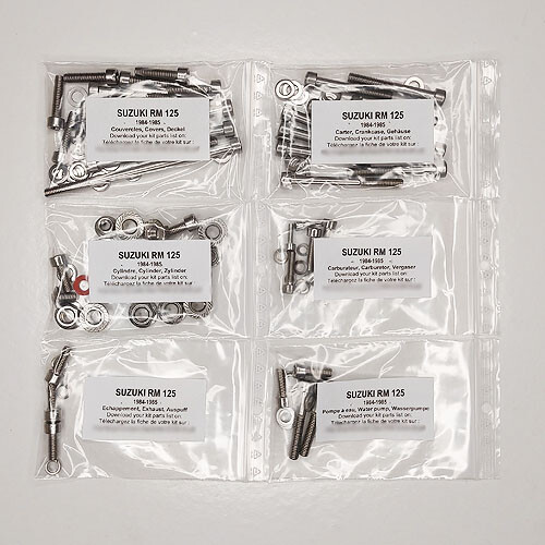 Suzuki 125 1984 1985 kit - rm,