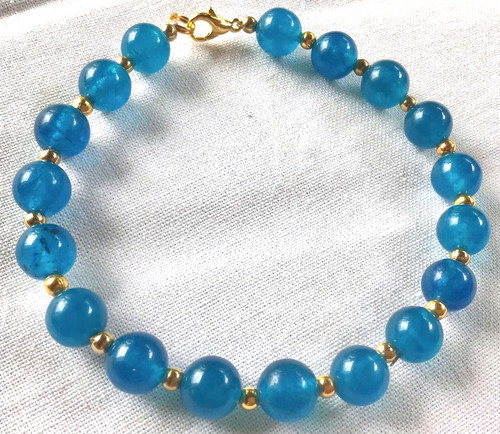 Bracelet perles pierre - perles,