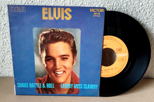 45t elvis presley shake - 45t, "