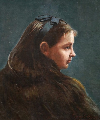 Russian painting portrait