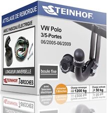 ATTELAGE fixe pour VW POLO 3/5-Portes 2005-2009 + FAISC.UNIV.7 broches COMPLET