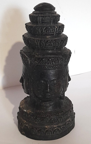 Ancienne statuette métal - statuette, en