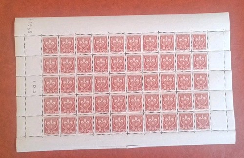 Timbre feuille entière livre - timbre,