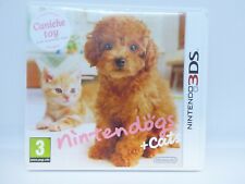 NINTENDO 3DS - NINTENDOGS + CATS CANICHE TOY - PAL FR - COMPLET JEU BOITE NOTICE