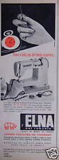 ADVERTISEMENT 1961 ELNA EST ROBUST SEWING MACHINE - ADVERTISING