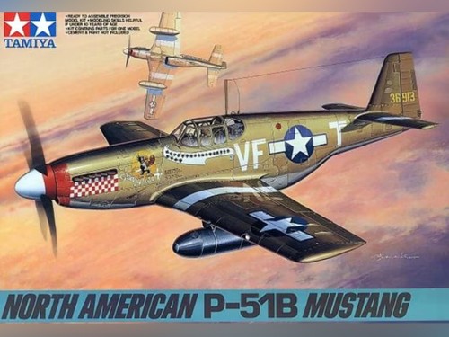 Tamiya 51b mustang 48 - p-51b,