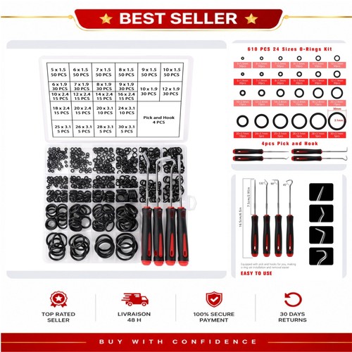 Kit 610 joints toriques