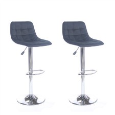 2 X Velours Noir Barre