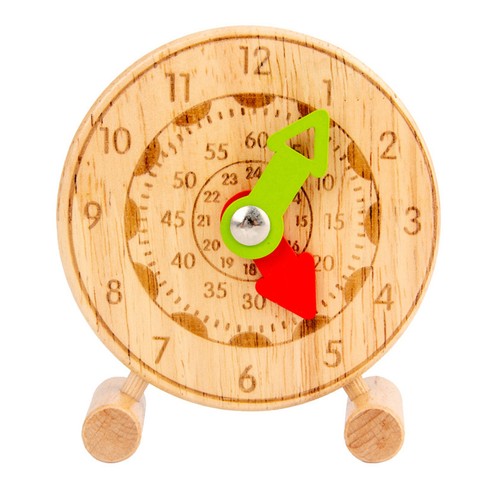 Horloge bois jouet - bois, numéro