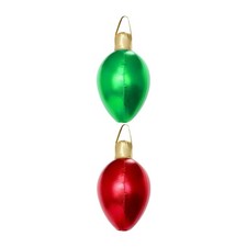 Boule de Noël gonflable à suspendre en PVC pour porte d'entrée, cour