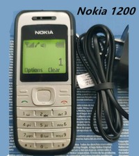 Nokia 1200 - Black & Silver Mobile Phone Multi Languages GSM 900/1800 Unlocked