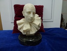 buste en albatre sculpté par