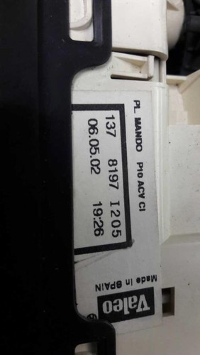 Commande chauffage opel - commande,