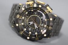 INVICTA MLB Men 51mm Stainless Steel Gold + Black Black+Gold dial Z60 Quartz
