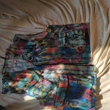 Supreme SOUTH2 WEST8 Mesh Bush Vest Multicolor Full Zip Red Blue Yellow Rare M