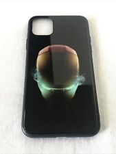Coque Iron-man Pour IPhone 11 Pro Max Rigide Verre Lumineuse Fluorescente