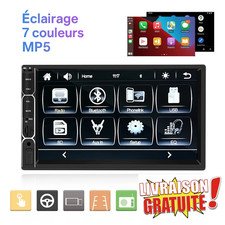Autoradio Voiture 7" CarPlay Android Auto Bluetooth Écran Tactile MP5 USB SD FM