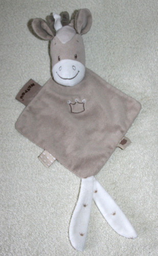 Nattou doudou ane plat beige - nattou,