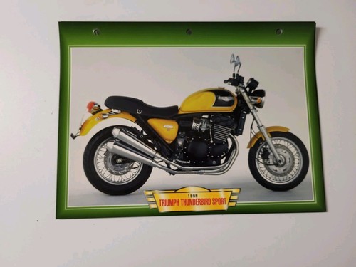 Carte fiche moto - moto, passion