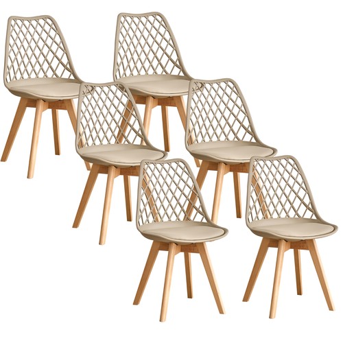 Lot chaises salle - 6, à