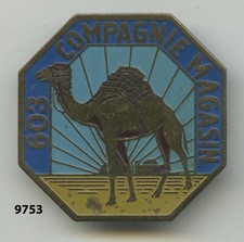 Material badge, 603 Cie. de Magasin
