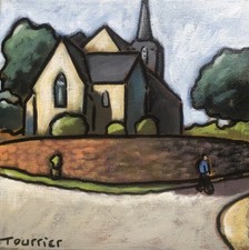 Tableau Nièvre Morvan Église