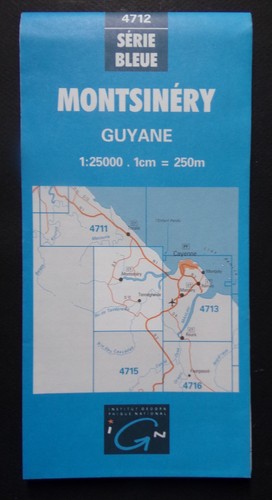 Carte ign série bleue 4712 - §,