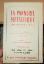 CATALOGUE LA VANNERIE