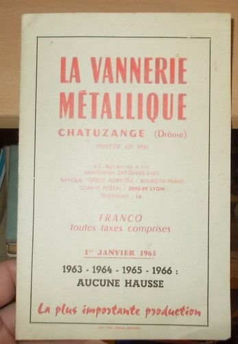 Catalogue vannerie - catalogue,