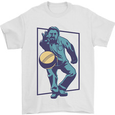 Petanque Player Bowls Boules Mens T-Shirt 100% Cotton