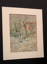 Grande aquarelle originale