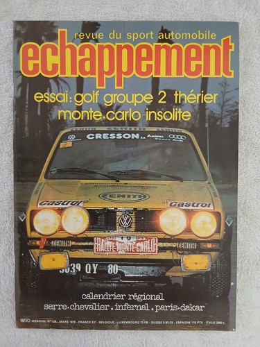 Echappement 125 1979 golf - 3/1979,
