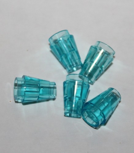 Lego trans light blue cone - lego,